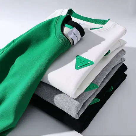 春秋季圆领卫衣男士2022年新款打底衫韩版宽松潮流百搭长袖上衣男商品大图