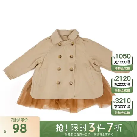 小才宝童装休闲外套女童商品大图