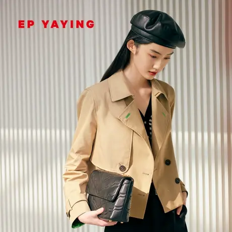 EP YAYING雅莹女装 职场通勤时尚风衣短外套 2023新款7101A图片