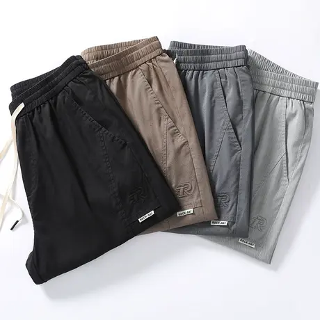 运动裤男款夏季速干冰丝裤子宽松薄款休闲长裤子直筒夏天空调男裤商品大图