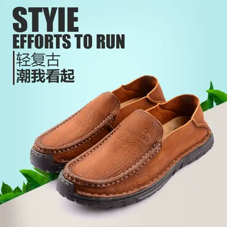 Camel/骆驼男鞋2019春季新款日常休闲鞋户外磨砂皮鞋A291353079商品大图