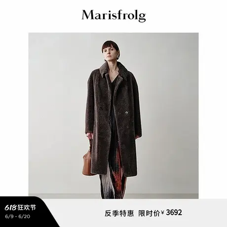 【艺术时装大衣】Marisfrolg玛丝菲尔年冬环保皮草外套图片