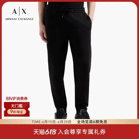 ARMANI EXCHANGE/阿玛尼2025夏季新款男士棉质宽松锥形束脚卫裤图片