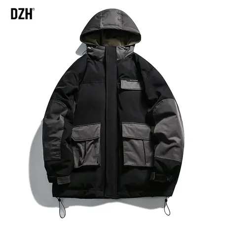 男士派克工装棉服男款冬季设计感加厚棉衣外套袄子2023年新款棉袄商品大图