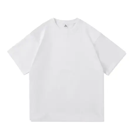 NASA联名美式重磅纯棉短袖t恤男女宽松纯白色体恤oversize打底衫商品大图