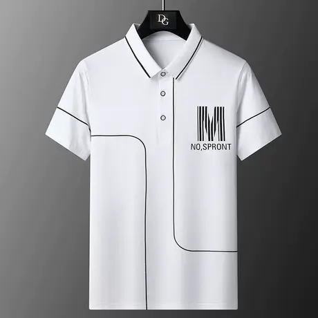 港士博型男时尚休闲polo衫韩版简约翻领短袖T恤潮流男保罗打底衫商品大图