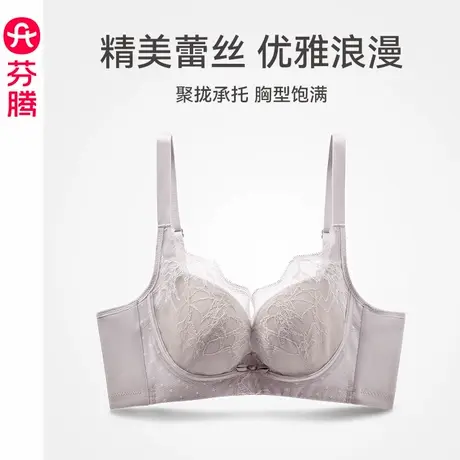 芬腾内衣女小胸聚拢性感蕾丝文胸记忆钢圈收副乳透气舒适女款胸罩图片