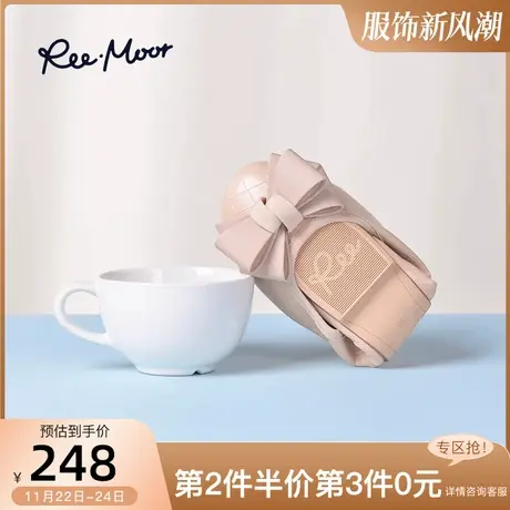 REEMOOR2024年春夏新款蝴蝶结休闲软底舒卷鞋圆头平底单鞋女睿慕图片