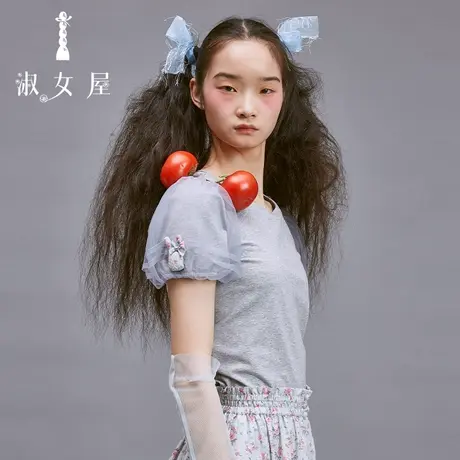 淑女屋官方旗舰店二生三 小兔子t恤商品大图