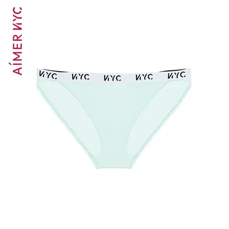 爱慕NYC内裤女夏季薄款性感女士中腰三角裤女生裤头欧美风短裤图片
