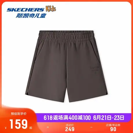 斯凯奇2025年夏季新品女款运动短裤子透气时尚百搭运动柔软舒适商品大图