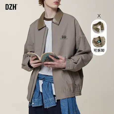 男士行政夹克外套男春秋潮高级感设计感上衣情侣装美式棒球服男款商品大图