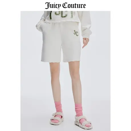 Juicy Couture橘滋短裤女春季新款美式宽松显瘦潮流针织休闲裤商品大图