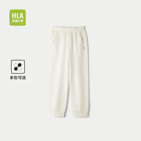HLA/海澜之家panda wowo熊猫儿童卫裤25春夏新运动束脚裤男女童装商品大图