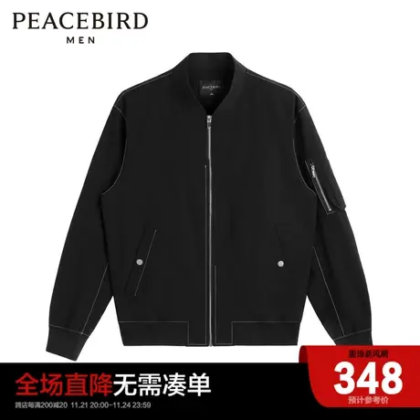 太平鸟男装 2023棒球领休闲夹克男B1BCC1303图片