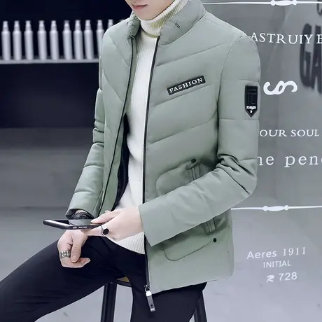 冬季羽绒棉服男外套青年短款韩版男装潮流棉衣帅气棉袄子男士衣服商品大图