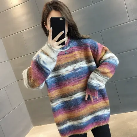 毛衣女装2024年新款春秋季女士春款春装宽松外穿上衣打底衫洋气潮图片