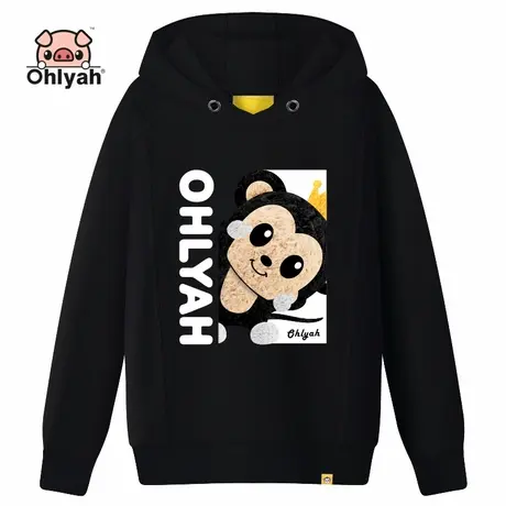 带帽卫衣女宽松韩版2023新款套头圆领纯棉外套连帽衫运动休闲学生图片