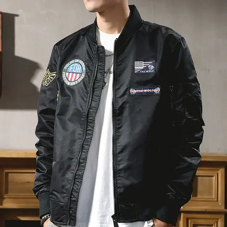 冬装男款外套男ins潮潮牌工装夹克男士宽松上衣服夹克宽松外套男图片