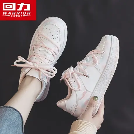 回力女鞋小白鞋女2022新款秋季ins潮百搭休闲德训鞋厚底运动板鞋图片