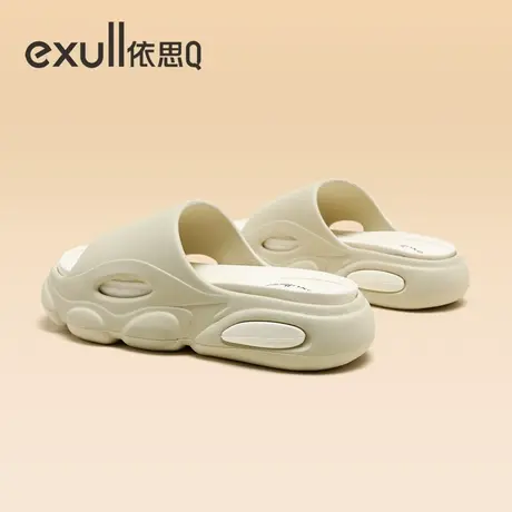 依思Q凉拖鞋女夏季外穿厚底防滑一字拖踩屎感增高新款百搭拖鞋女商品大图