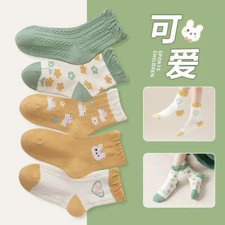 儿童袜子女童春秋款中筒袜女孩公主花边棉袜宝宝秋冬薄款2022新款图片