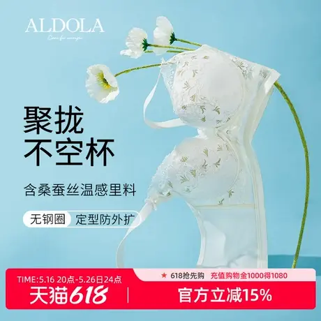 雅黛丽内衣女小胸聚拢收副乳防下垂文胸无钢圈性感美背调整型胸罩商品大图
