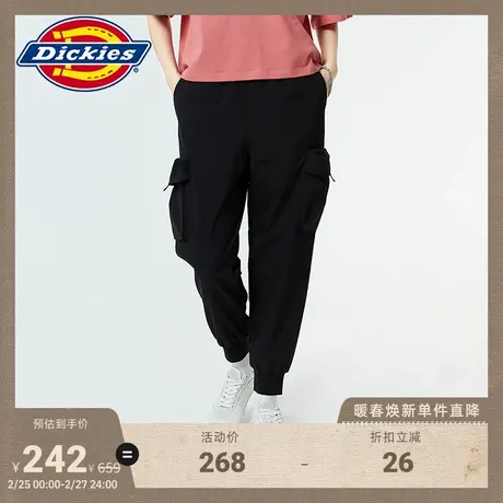 Dickies工装口袋长裤 女春夏下装长裤宽松 束脚裤商品大图