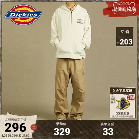 Dickies23秋季新款美拉德穿搭 松紧腰围 休闲裤长裤下装图片