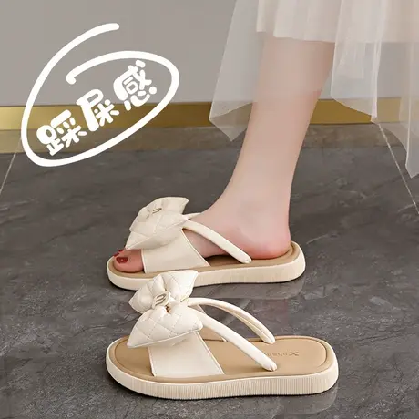踩屎感拖鞋女外穿夏季软底孕妇凉拖鞋今年流行的新款凉鞋超火半拖商品大图