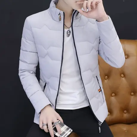棉衣男韩版潮流2023新款保暖男士棉服青年立领加厚棉袄秋冬天外套图片