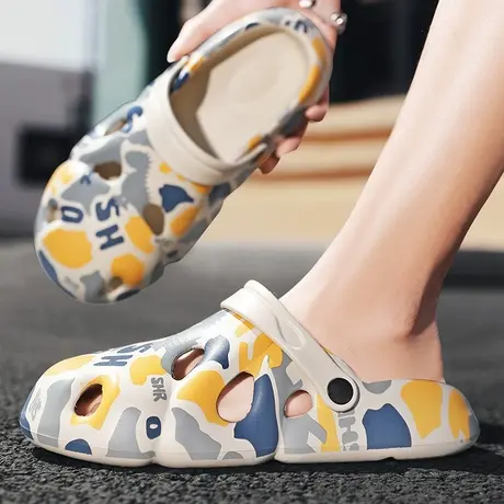 雨鞋男款夏季时尚钓鱼水鞋劳保胶鞋户外溯溪涉水鞋防滑防水鞋男士商品大图