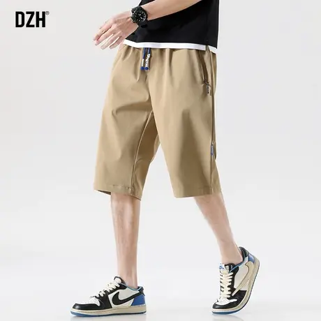 男士卡其色5分短裤男篮球美式速干运动裤2023年新款夏季薄款男裤商品大图