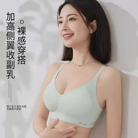 Shaply/莎莲妮内衣女小胸聚拢无钢圈提拉收副乳防下垂极简蝴蝶商品大图