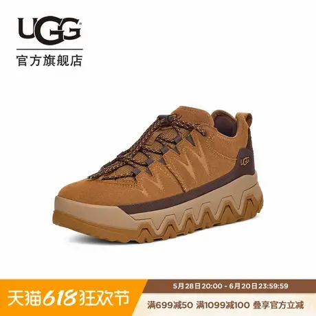 UGG秋季男士舒适休闲时尚系带低帮厚底波浪鞋户外休闲鞋 1158252商品大图