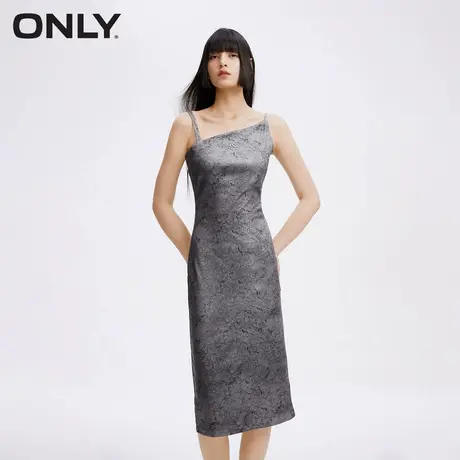 ONLY2024春季新款气质百搭修身中长款A字吊带连衣裙女|124161016商品大图