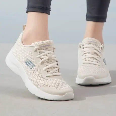 斯凯奇（Skechers）女鞋夏季2025新款软底网面跑步鞋轻便透气运动商品大图