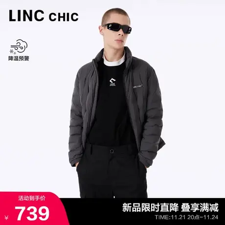 LINCCHIC金羽杰短款轻薄羽绒服男2023新款简约潮酷外套N23801082商品大图