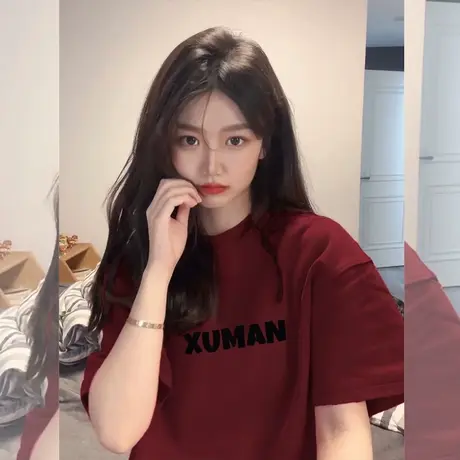 大码胖MMoversize卫衣新款美式小个子秋冬季加绒加厚慵懒风上衣潮商品大图