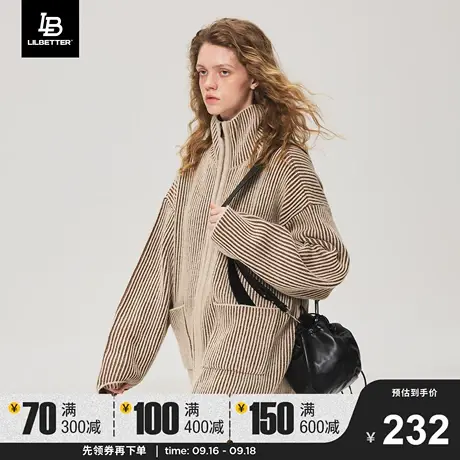 Lilbetter毛衣开衫外套男女同款美拉德外套复古情侣vintage针织衫商品大图