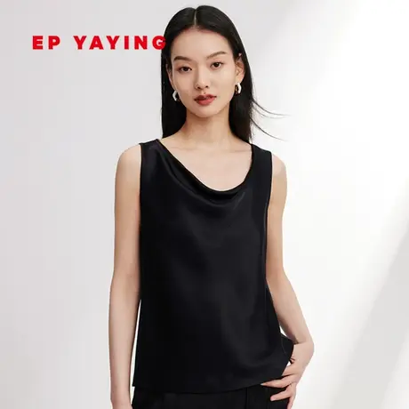 EP YAYING雅莹女装 气质三醋酸无袖内搭背心 2024春装新款5108A图片