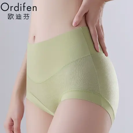 Ordifen/欧迪芬高腰保暖内裤女士加绒加厚发热护腰高弹力收腹冬季商品大图