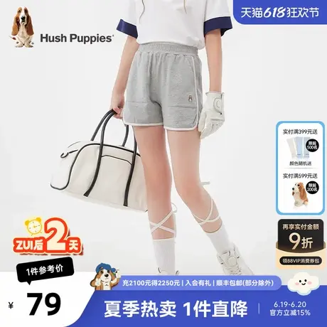 暇步士童装女童短裤夏季新款儿童薄款三分裤女童宝宝运动裤子商品大图