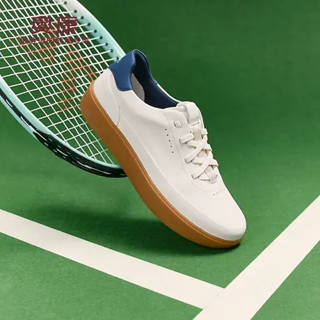 奥康 男鞋2026春季新款时尚百搭板鞋小白鞋舒适透气潮流休闲鞋商品大图