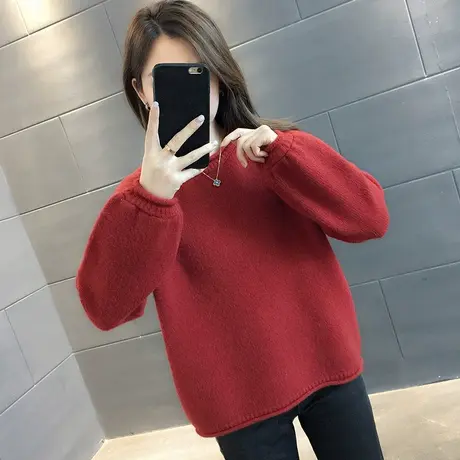 毛衣女装2024年新款春秋季女士春款春装宽松外穿上衣打底衫洋气潮图片