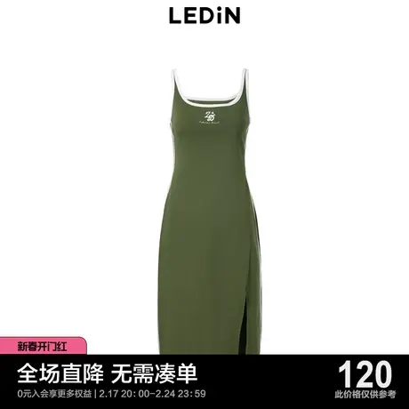 【商场同款】乐町休闲背心裙23秋美式甜辣背心连衣裙C2FAD3501图片