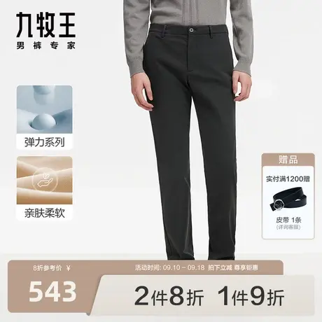 [弹力系列]九牧王男裤AB1B70423商场同款休闲裤秋冬新挺括有型裤图片