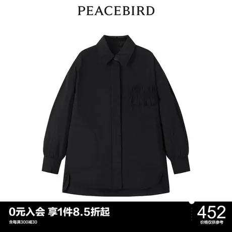 太平鸟时尚冬季新款轻薄衬衫式暖绒服A1ACC4302图片