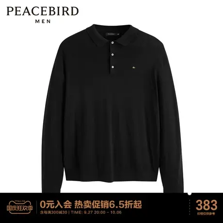 太平鸟男装 秋季长袖t恤线套衫图片