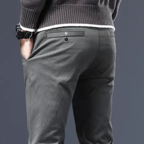 男款男装商务西装裤春季2024新款弹力直筒休闲裤子春秋款正装西裤商品大图